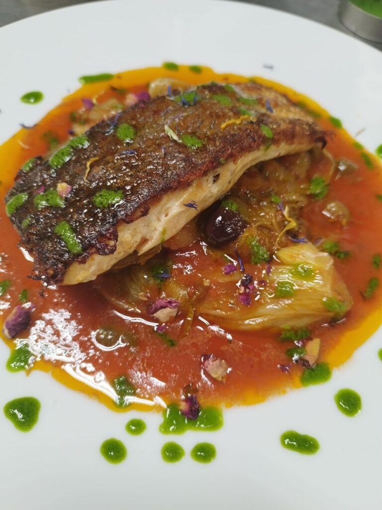 Scopri i miei piatti - Salmone alla griglia con scarola